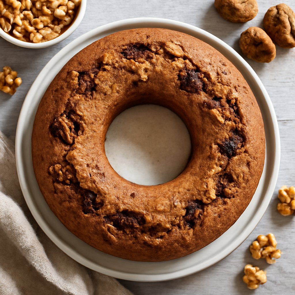 Ciambellone integrale noci e fichi