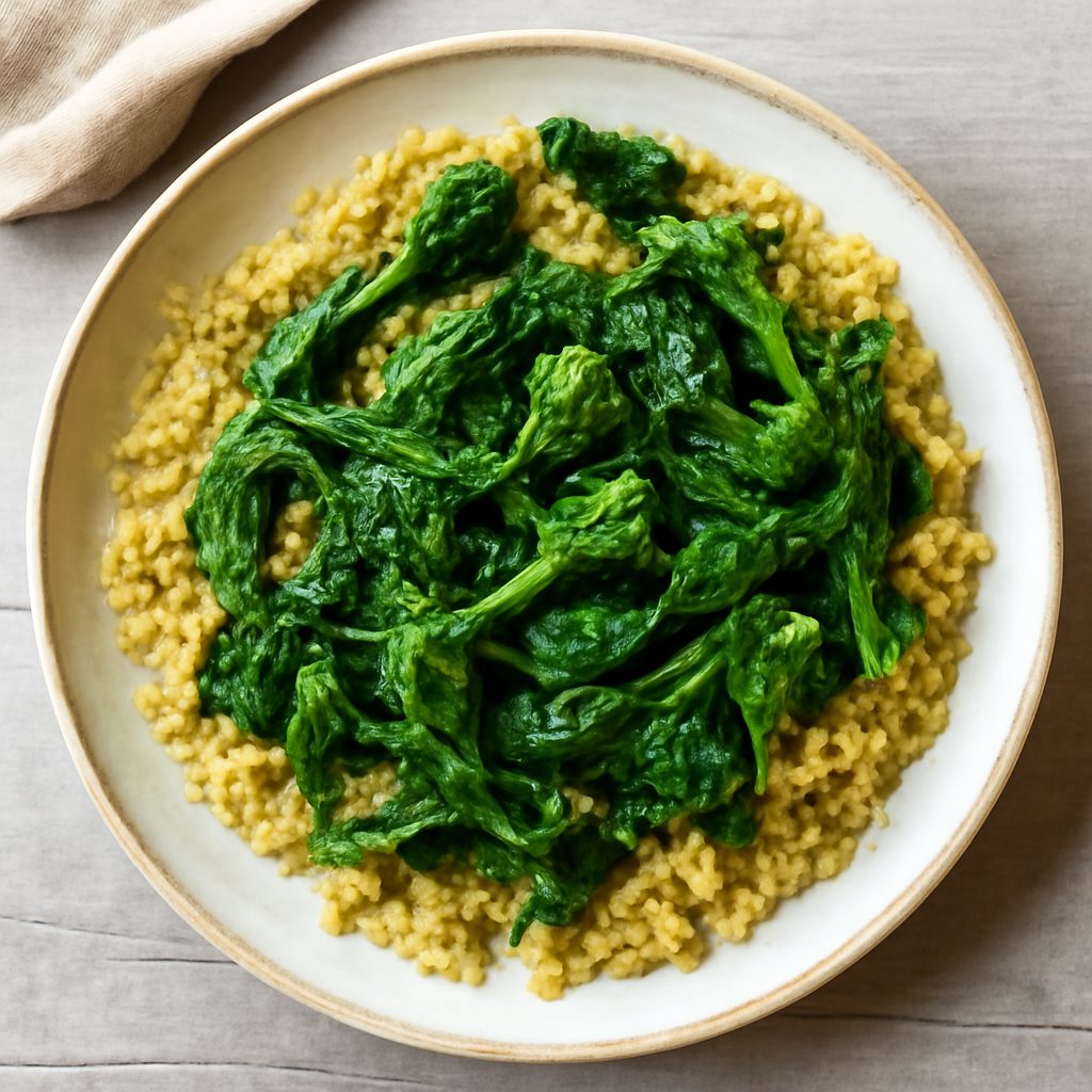 Cime di rapa e cous cous