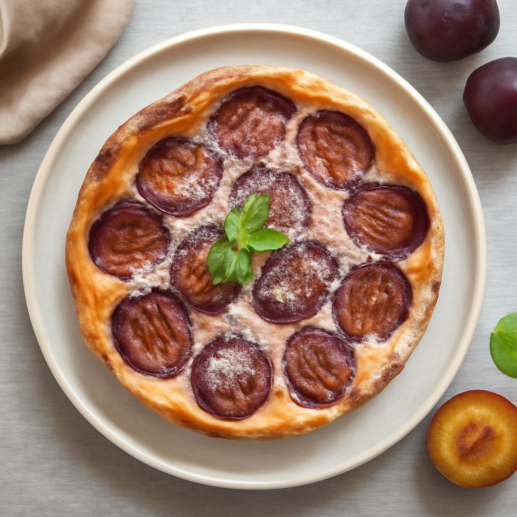 Clafoutis di prugne