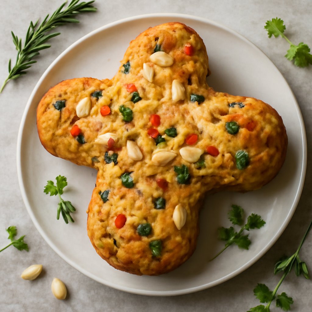 Colomba salata vegetariana