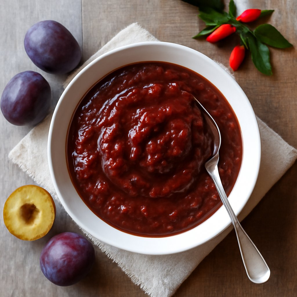 Composta di prugne e rosa canina (a ridotto contenuto di zuccheri)