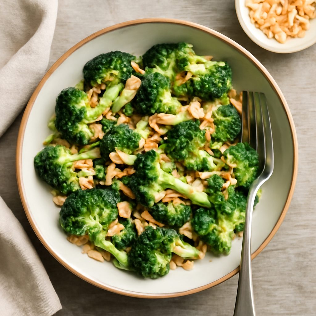 Contorno di broccoli al cocco
