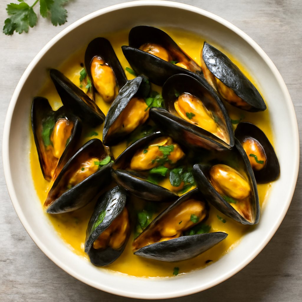 Cozze allo zafferano