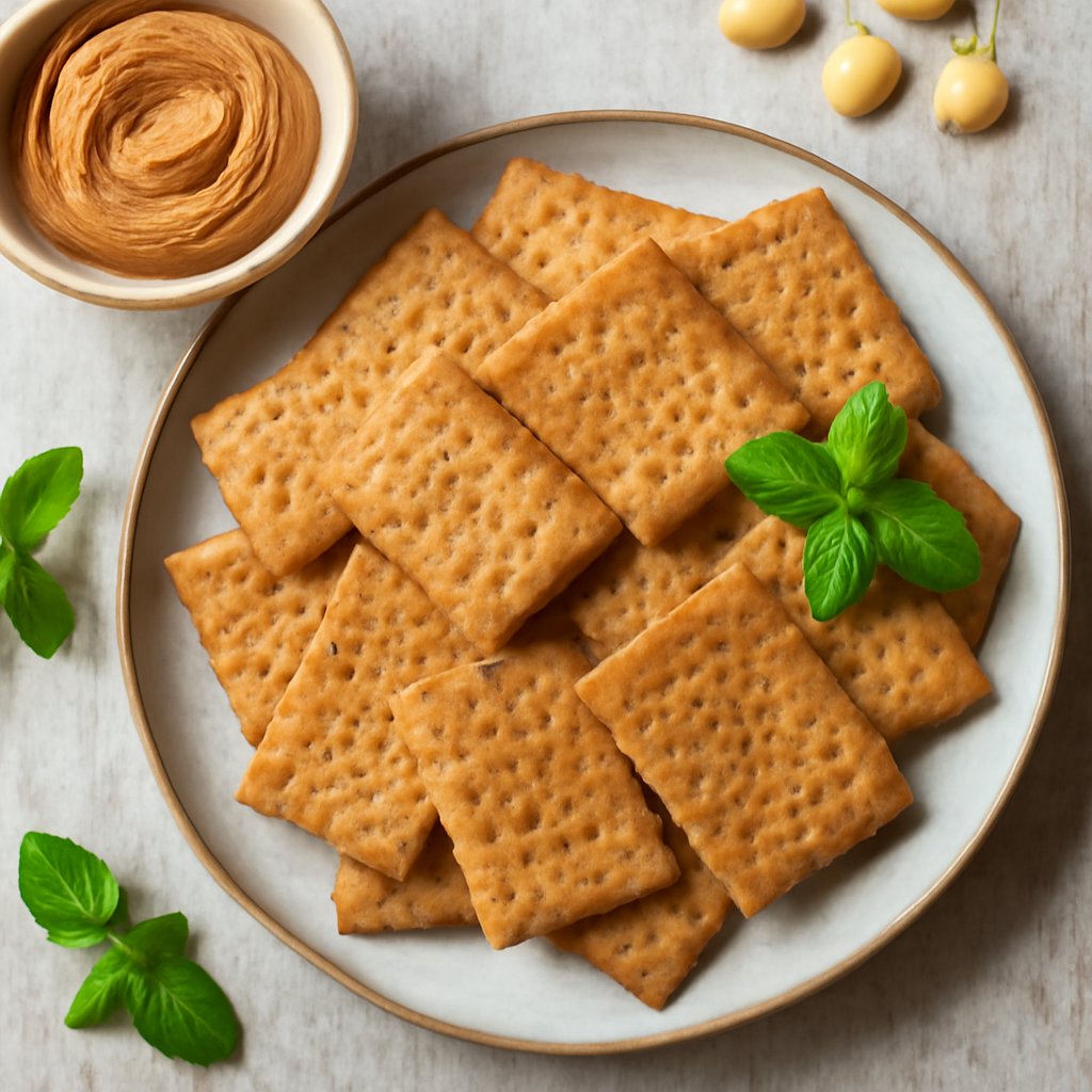 Crackers speziati al burro di arachidi