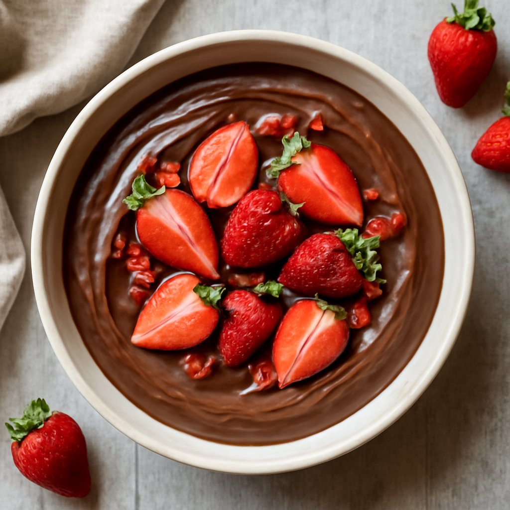 Crema al cioccolato e fragole
