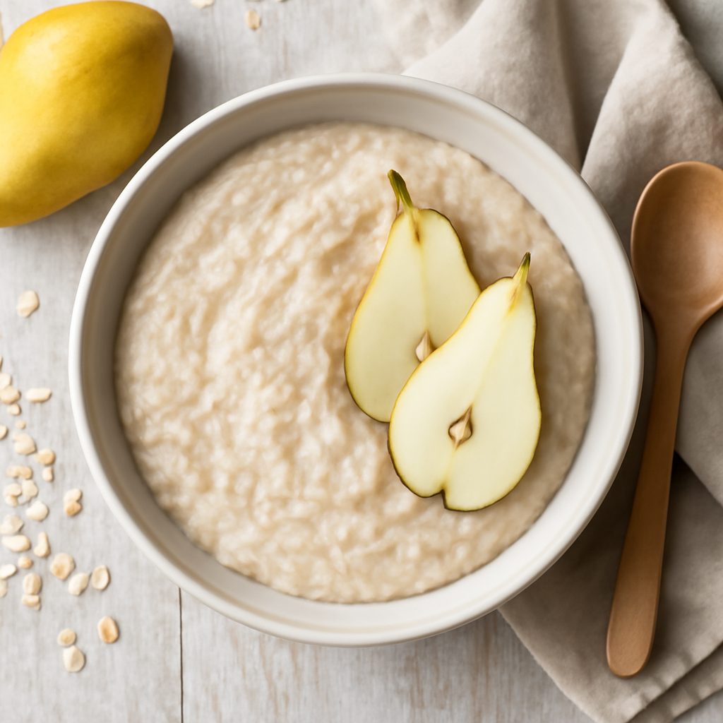 Crema di avena con pere (7-9 mesi)