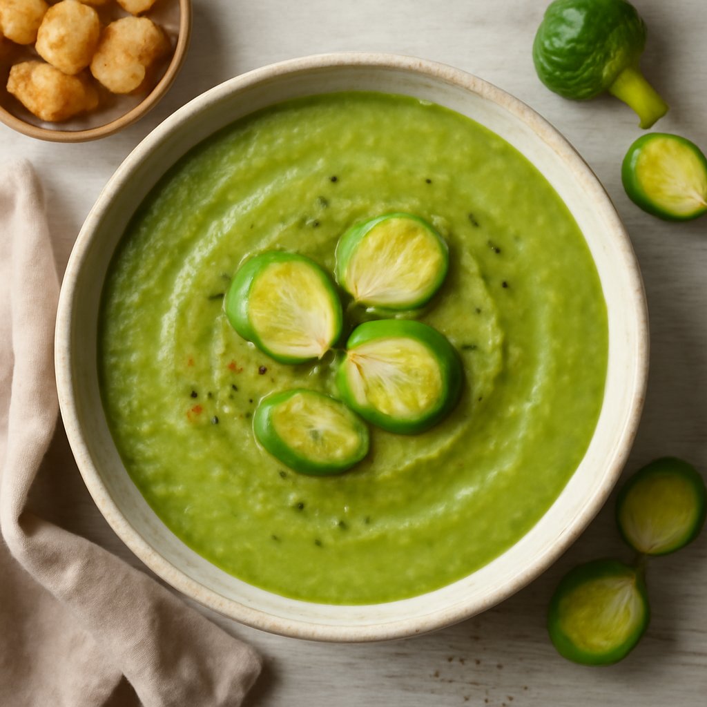 Crema di broccoli e cavoletti di Bruxelles