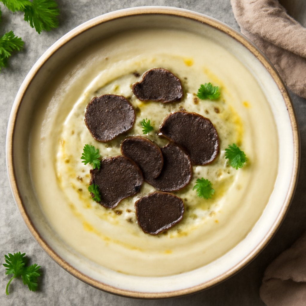 Crema di topinambur e tartufo