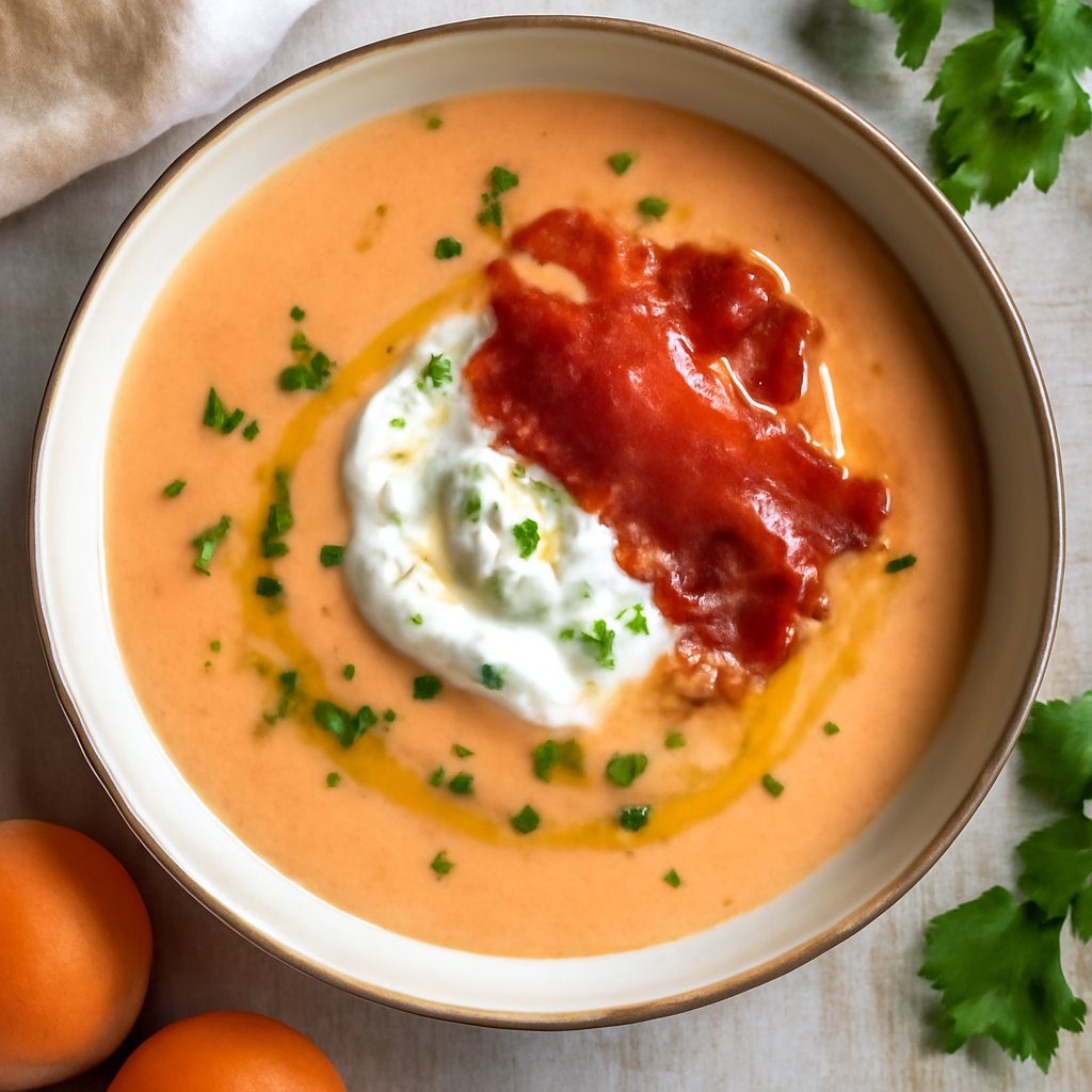 Crema fredda di albicocche e caprino con prosciutto croccante