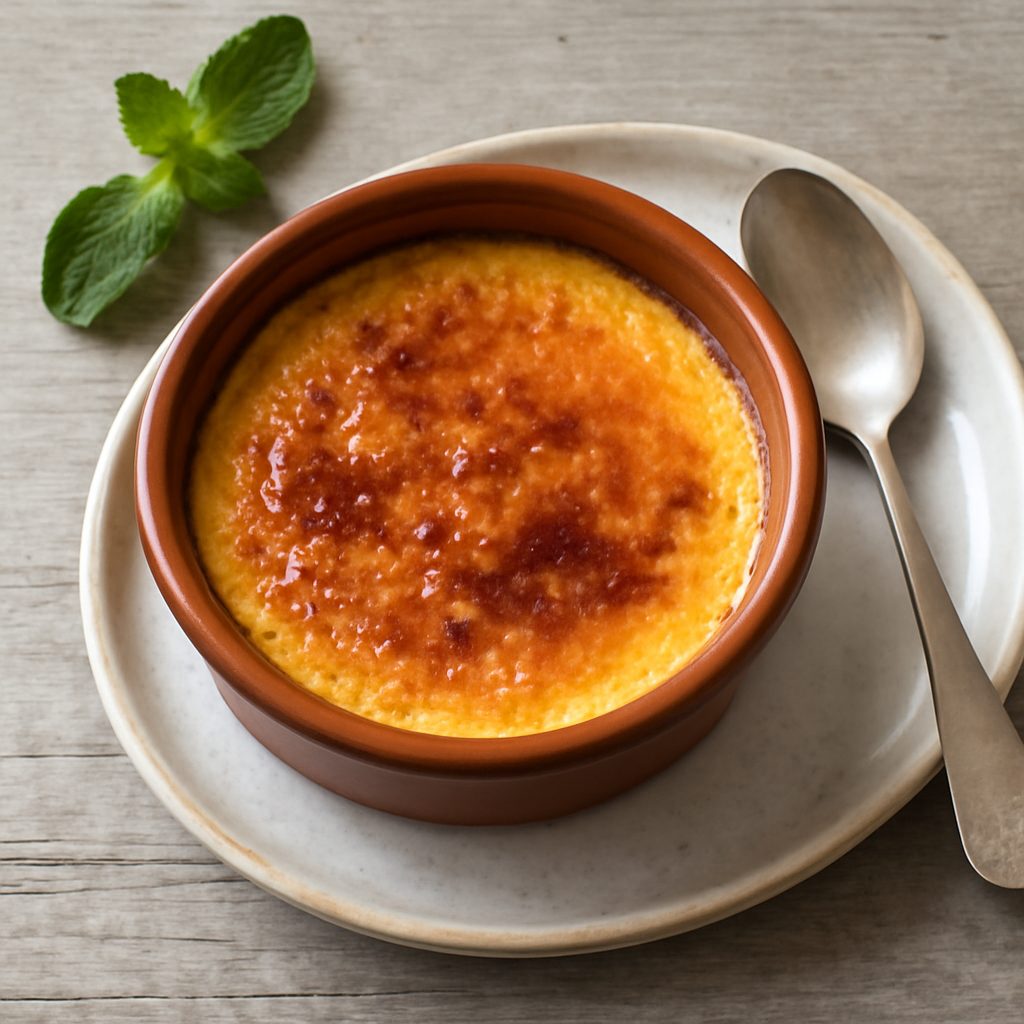 Crème brûlée portoghese