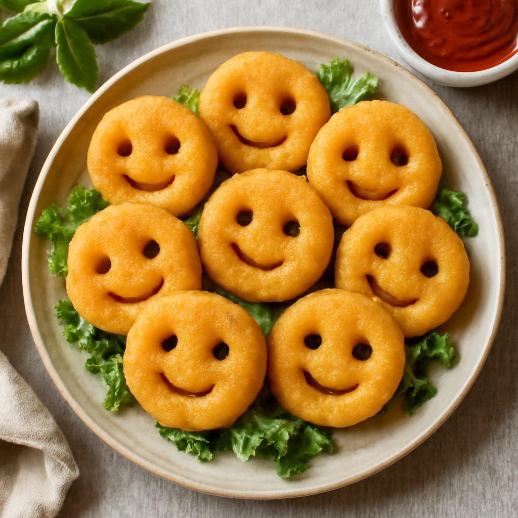 Crocchette di patate a faccina