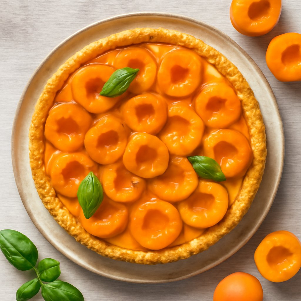 Crostata di mais e anacardi con albicocche (senza glutine)