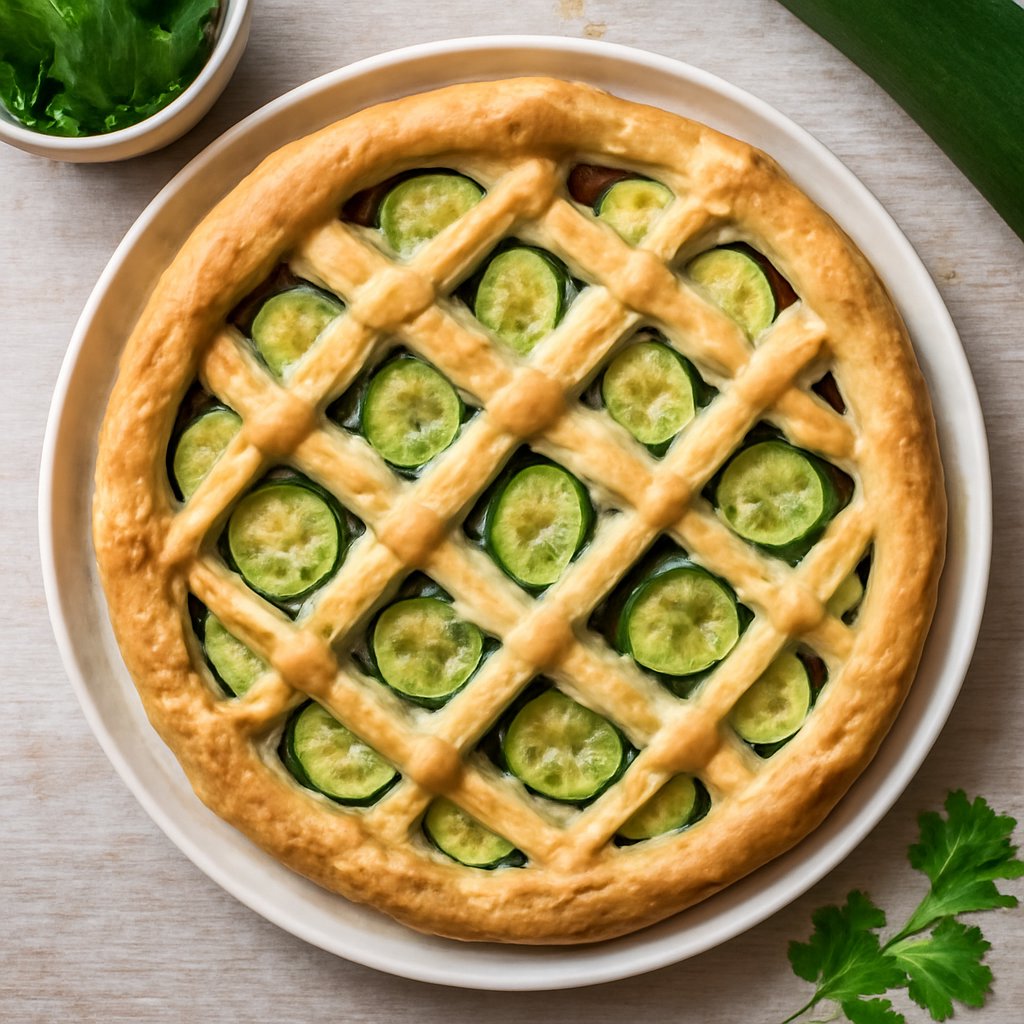 Crostata di zucchine (vegan)