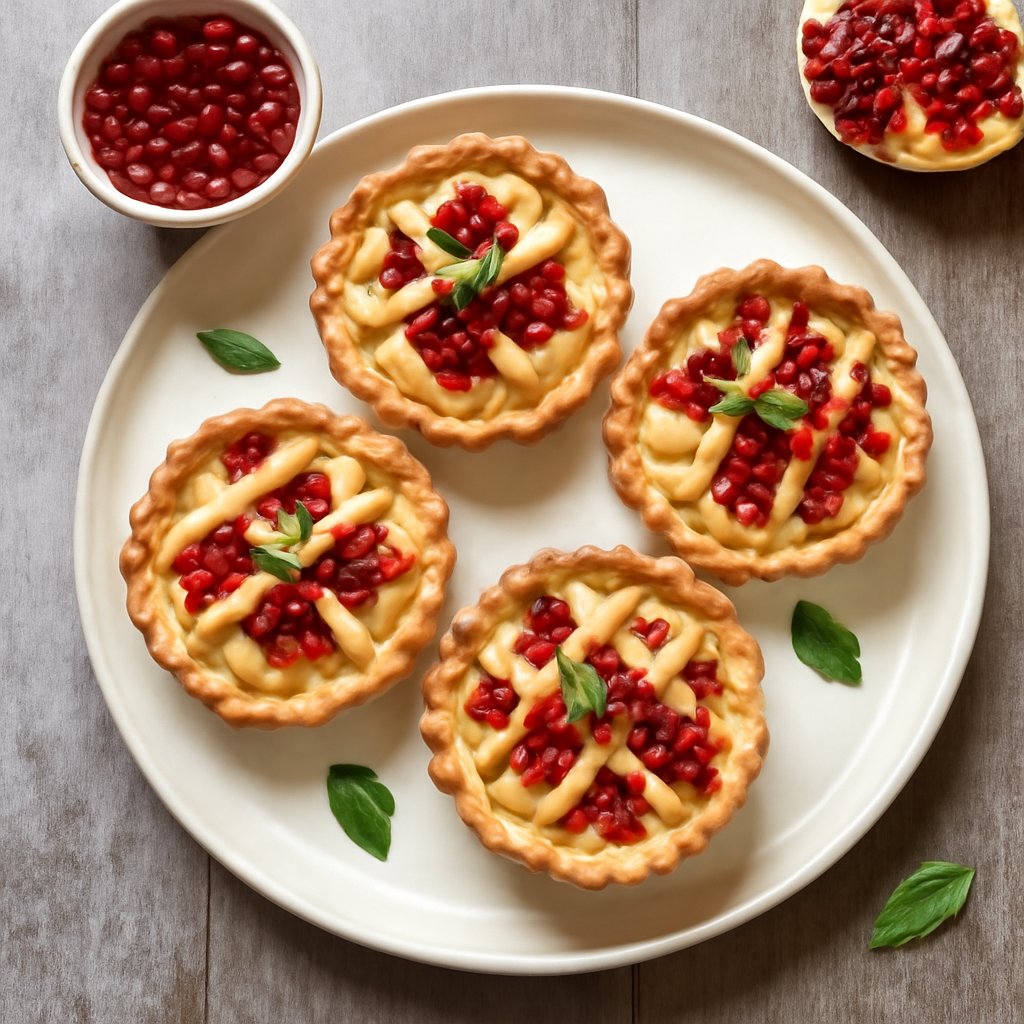 Crostatine al melograno