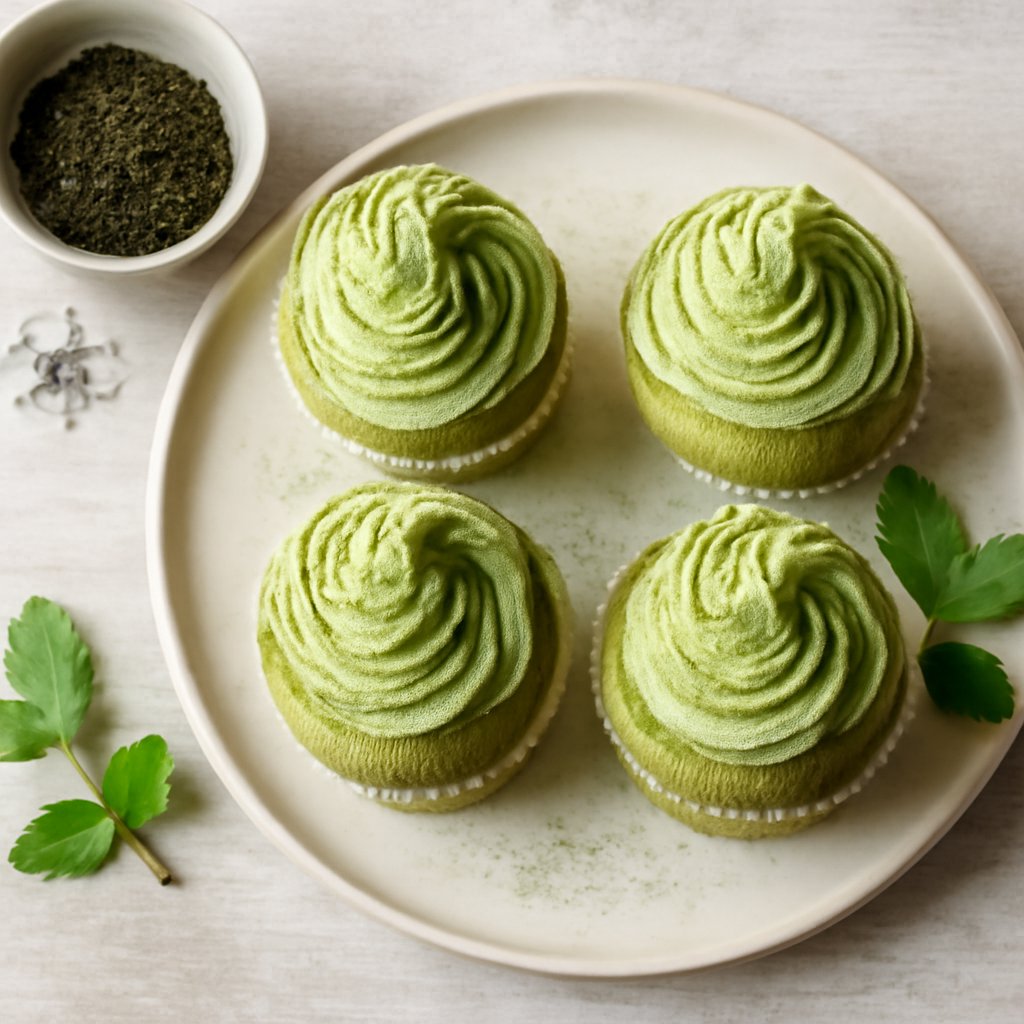 Cupcake al tè verde