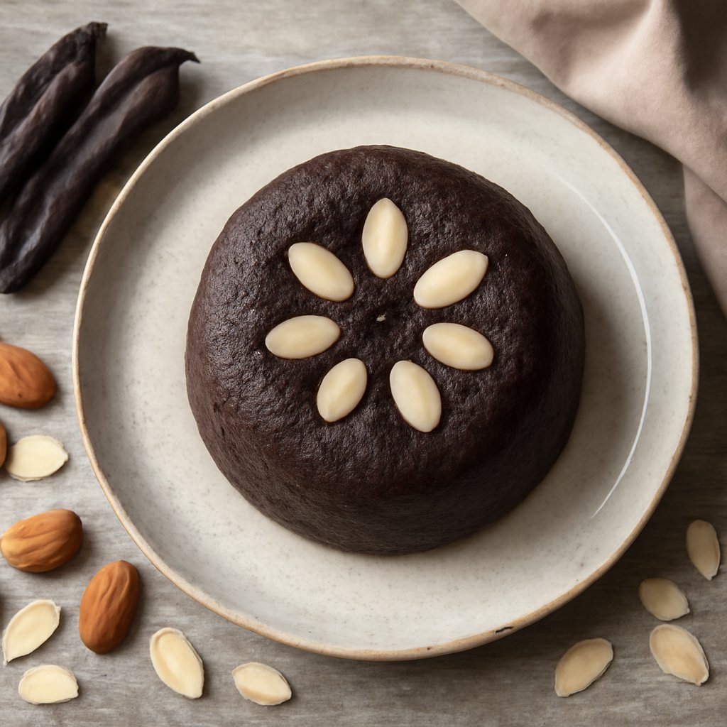 Dolce mandorle e carruba al vapore