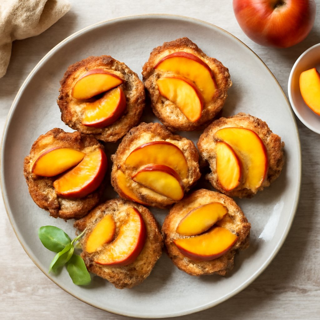 Dolcetti di pane e pesche