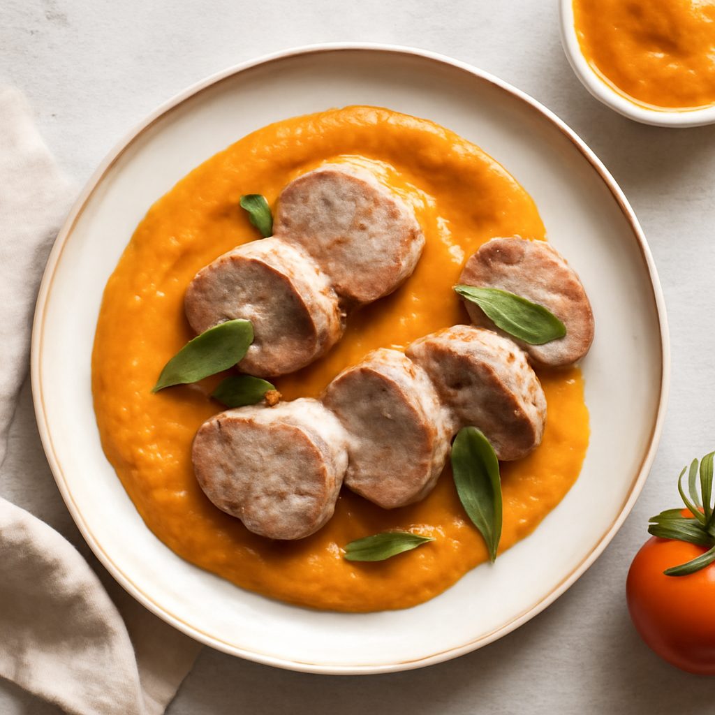 Filetto di maiale con salsa ai cachi