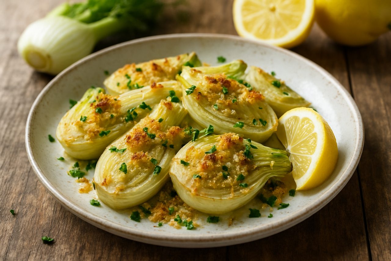 Finocchi Gratinati al Limone