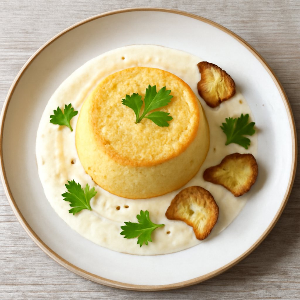 Flan al topinambur