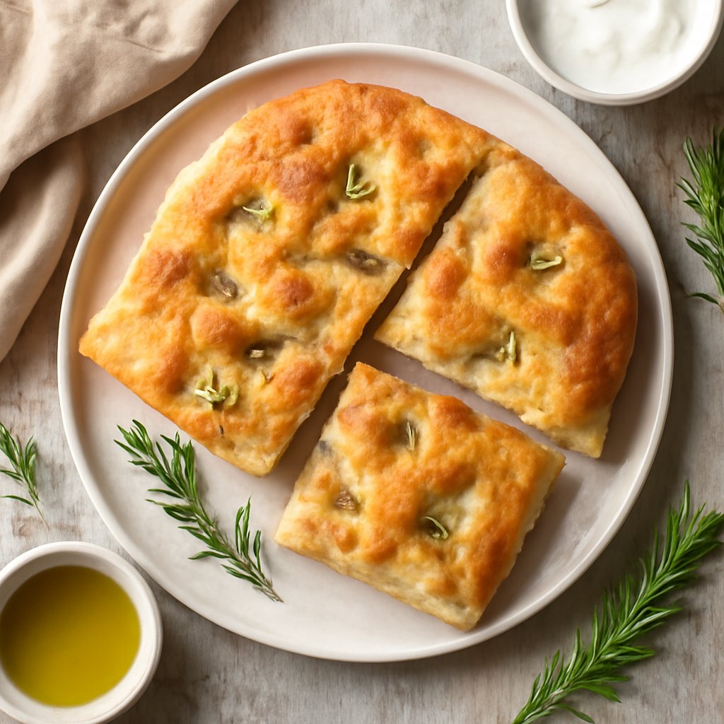 Focaccia con kefir