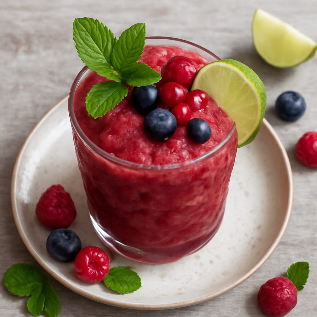 Frozen Mojito analcolico ai frutti rossi