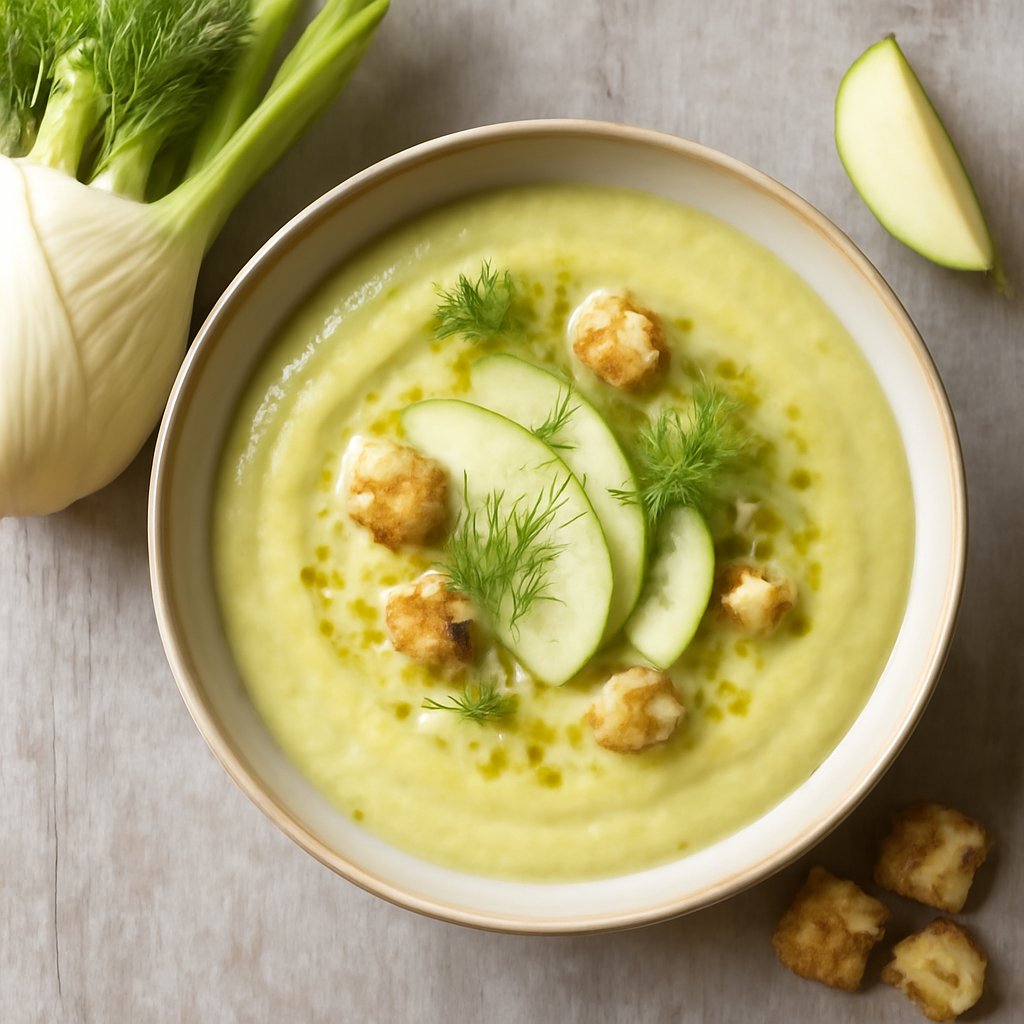 Gazpacho finocchio e mela