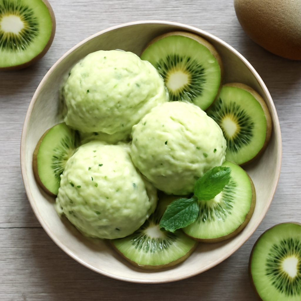 Gelato al kiwi
