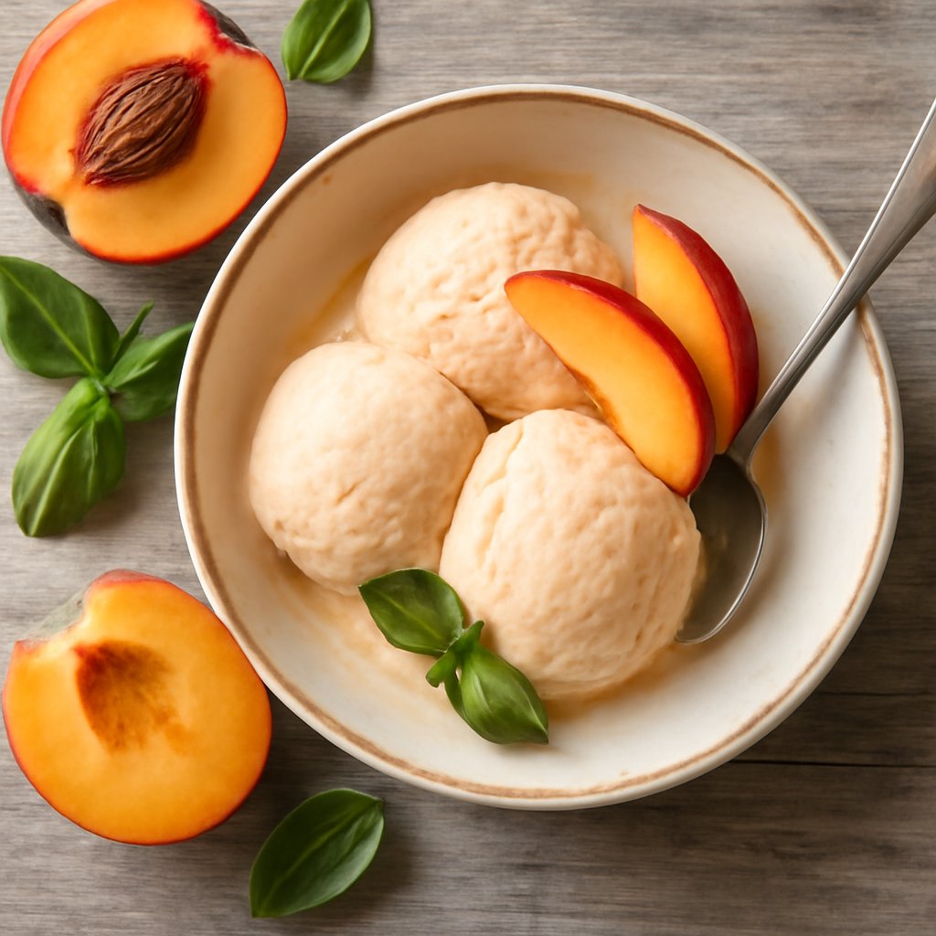 Gelato alla pesca
