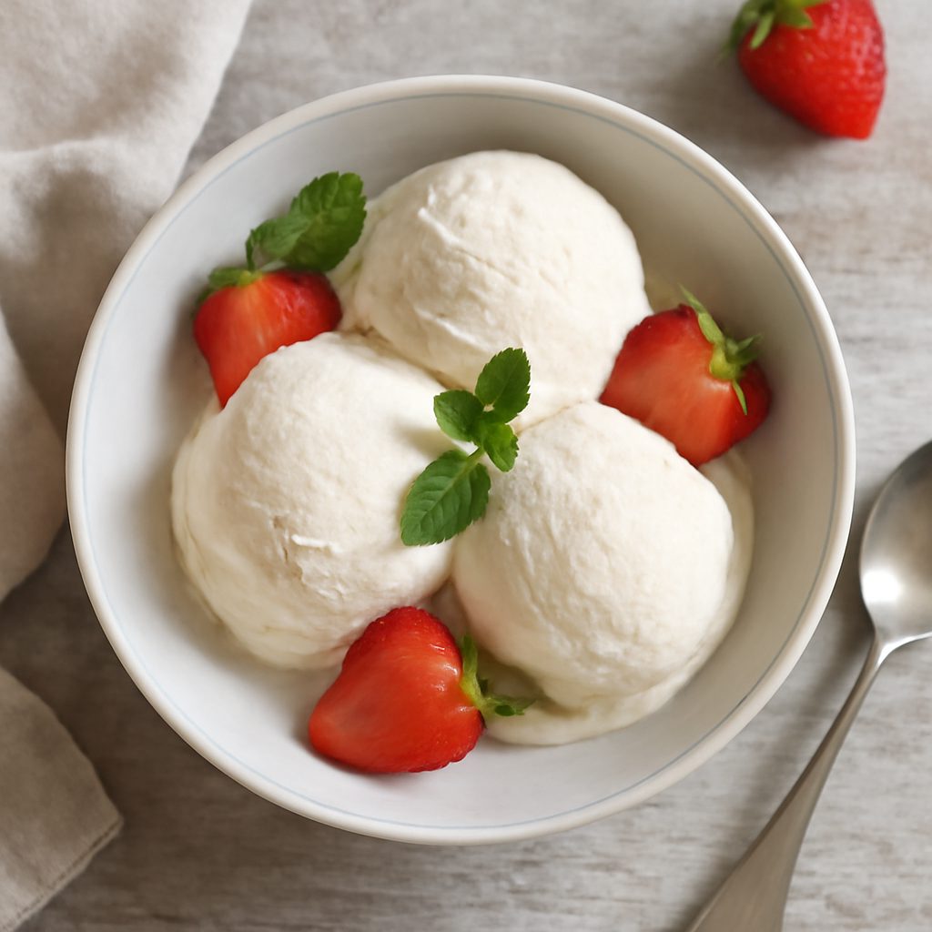 Gelato allo yogurt di soia (vegan)