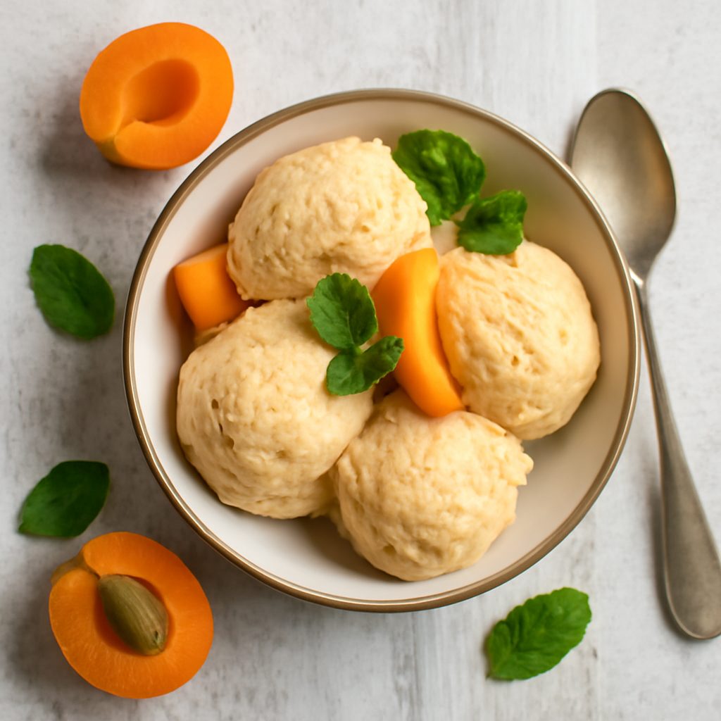 Gelato veloce alle albicocche