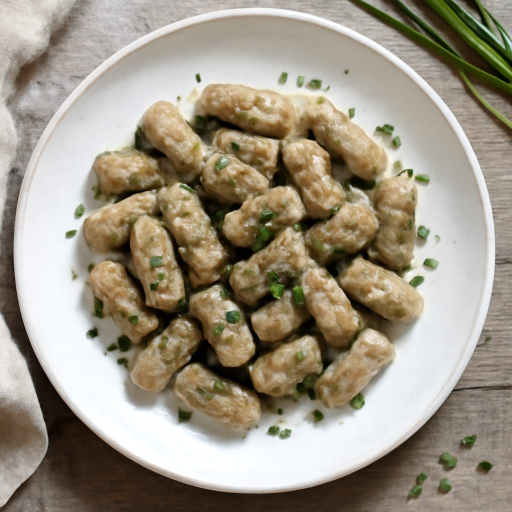 Gnocchi di grano saraceno all'erba cipollina (senza glutine)