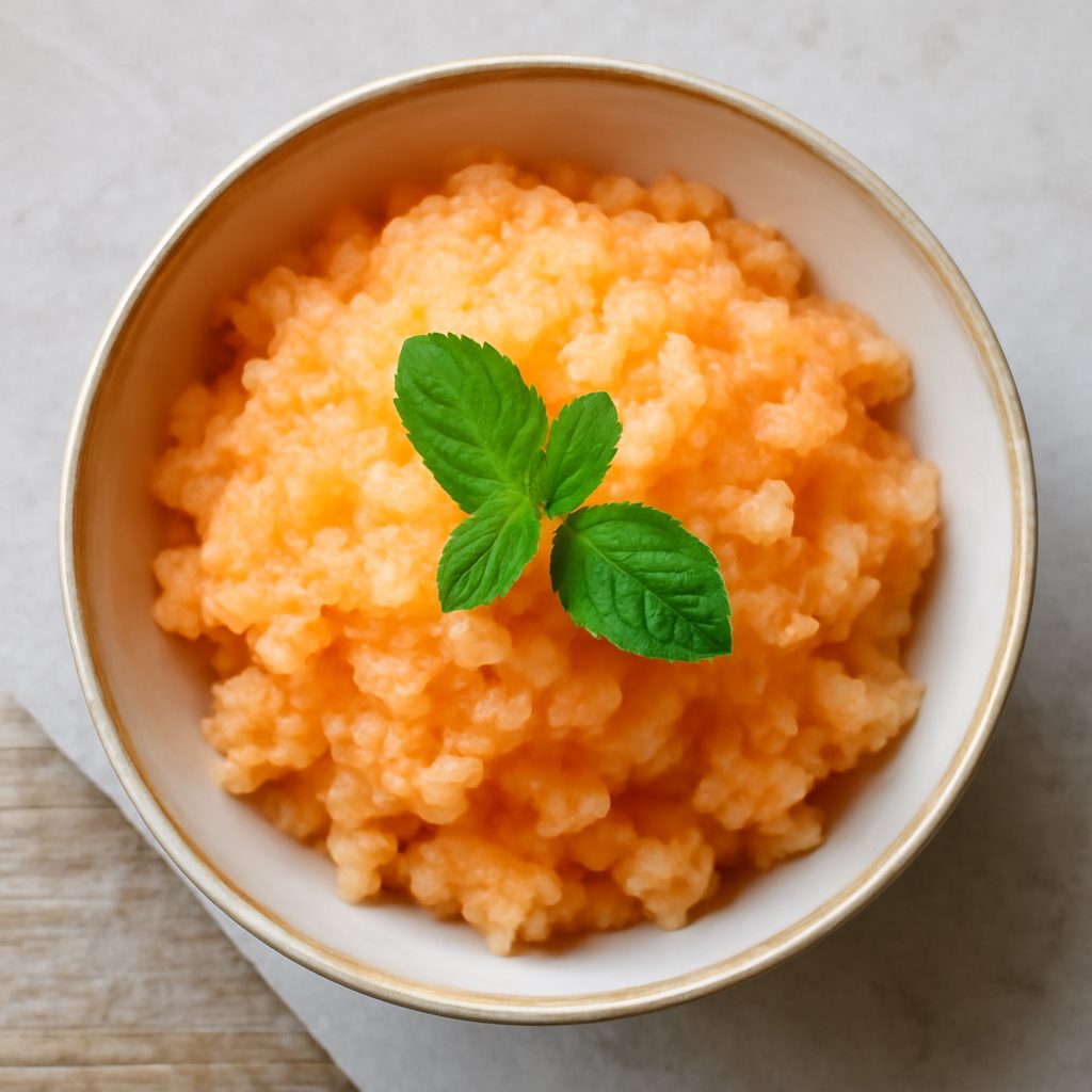 Granita melone, menta e gin