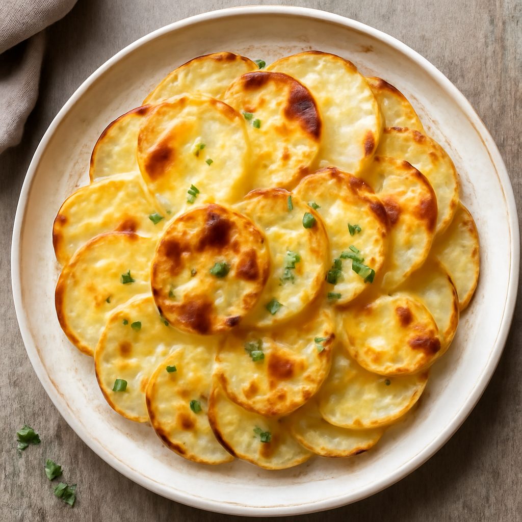 Gratin di patate e sedano rapa con Emmental