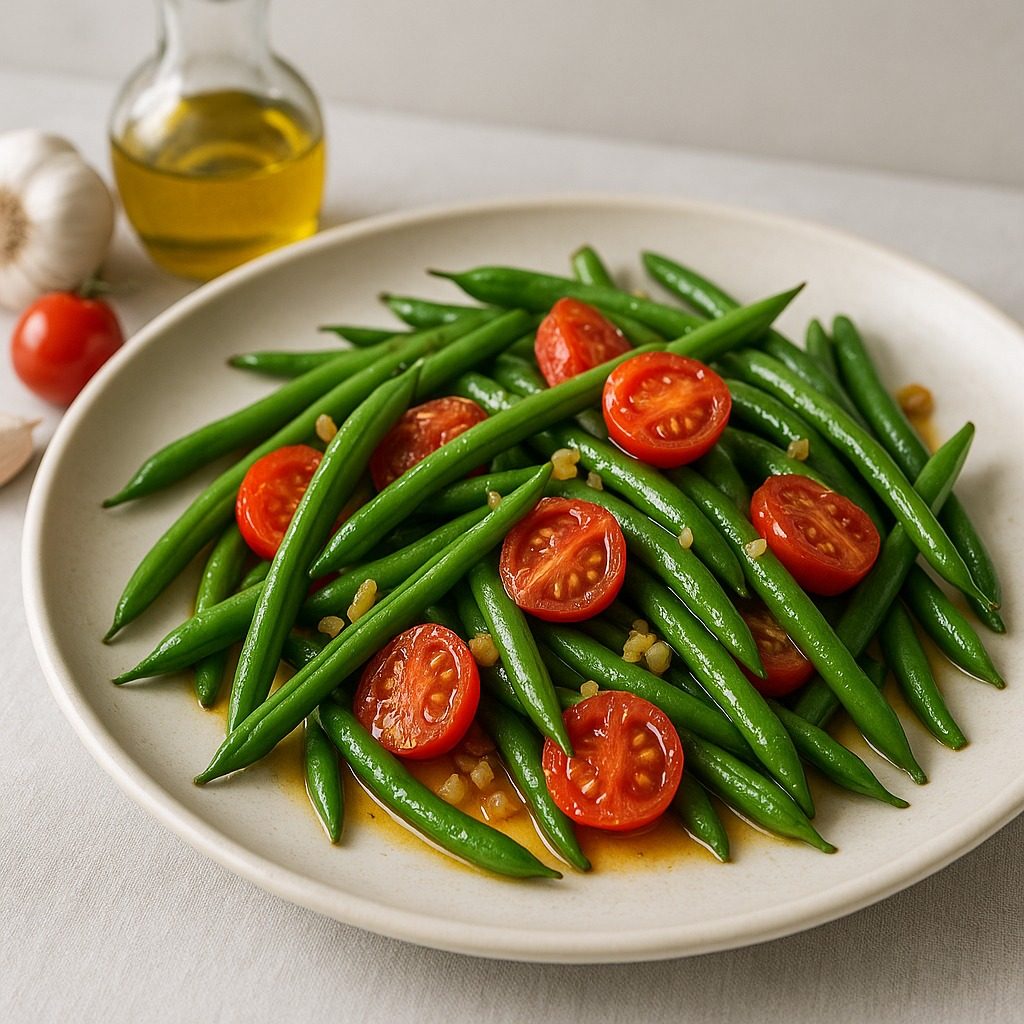 Green Beans and Tomatoes