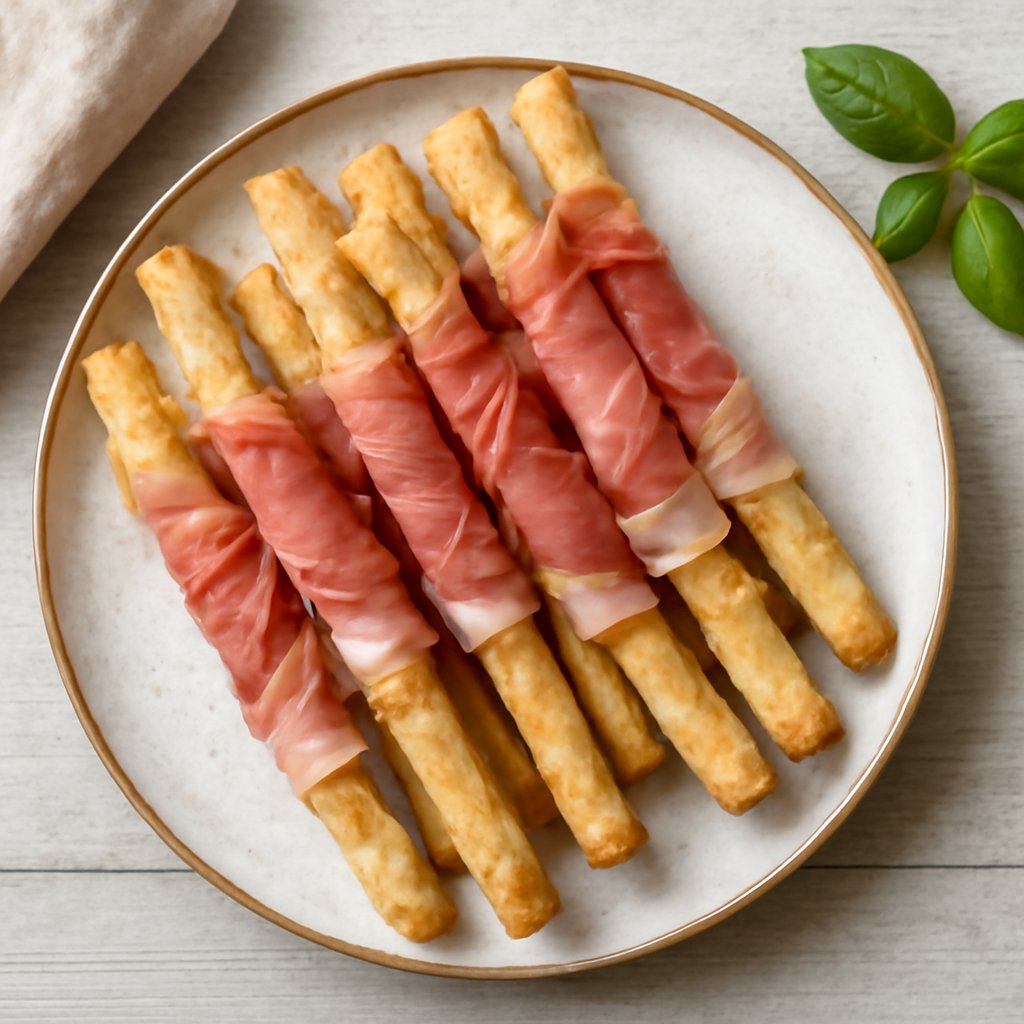 Grissini al prosciutto (senza glutine)