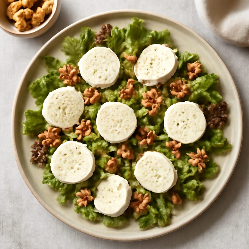 Insalata con primo sale e noci