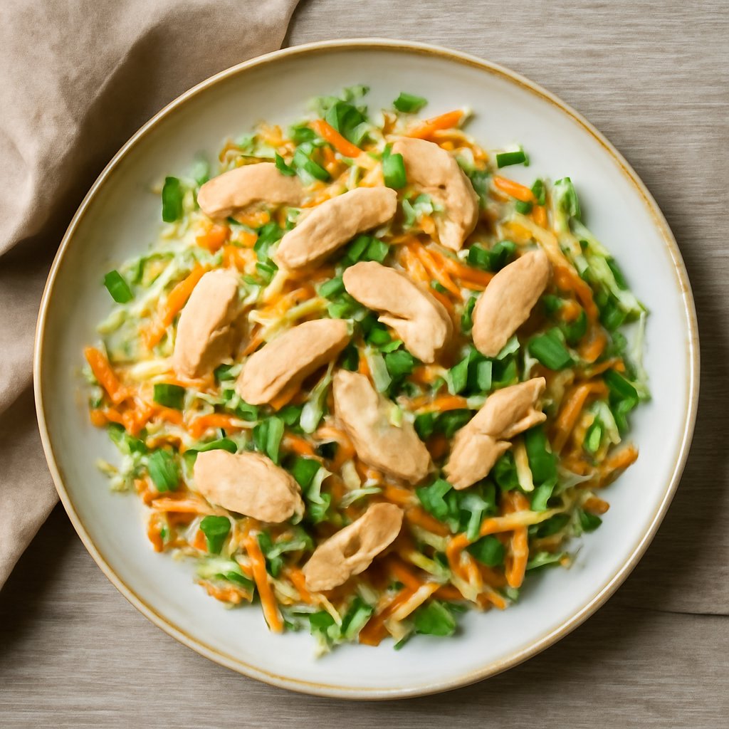 Insalata di cavolo cappuccio, carote e pollo alla Vietnamita