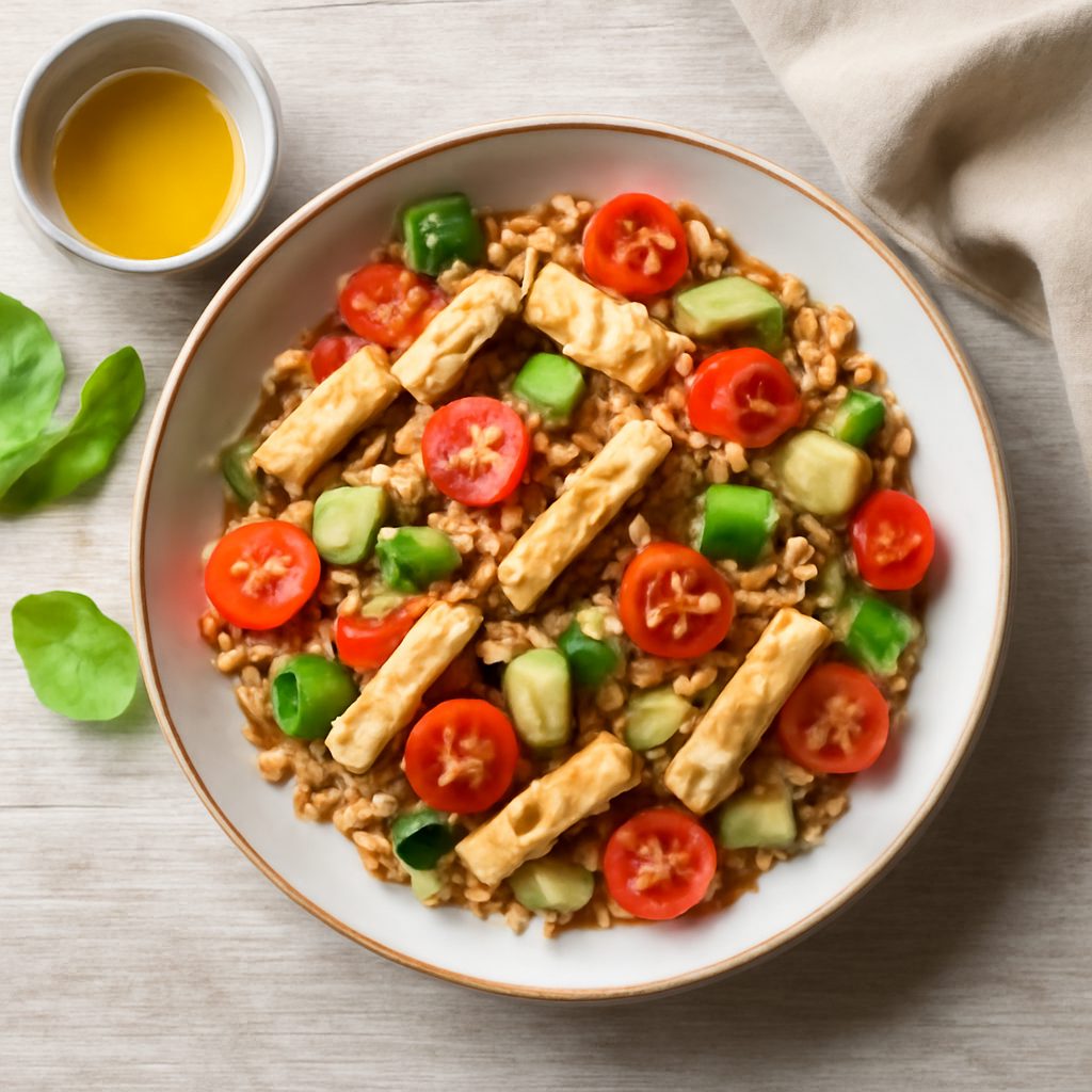 Insalata di farro e pollo