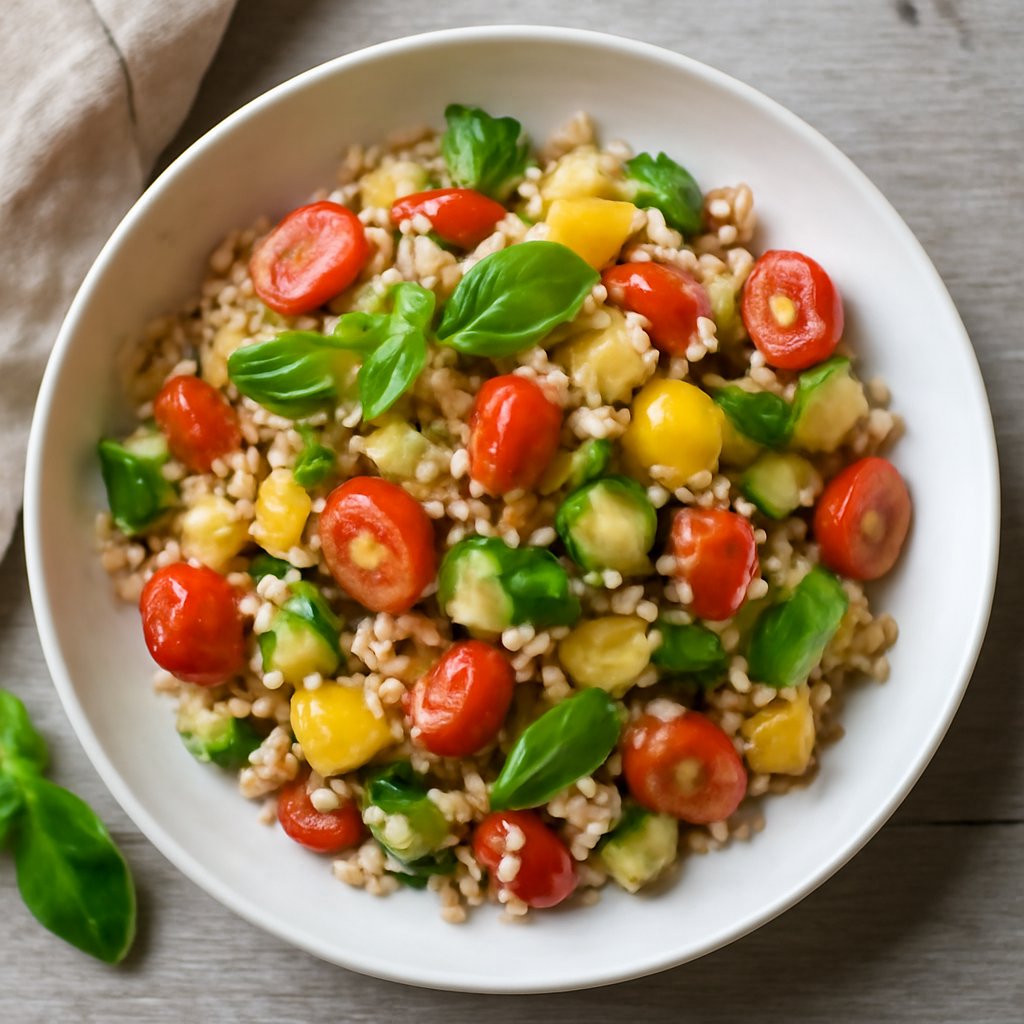 Insalata di farro vegetariana