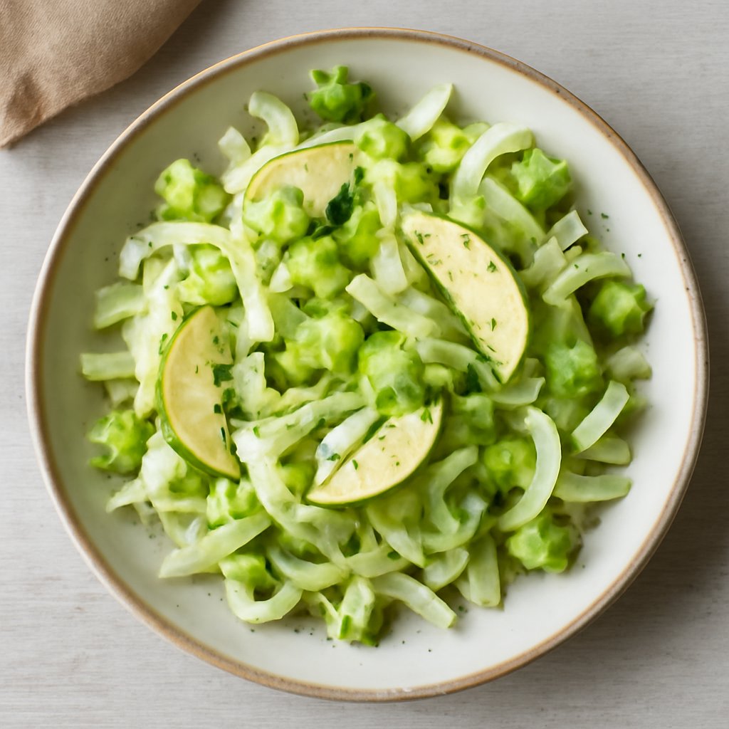 Insalata di finocchio, sedano e mela