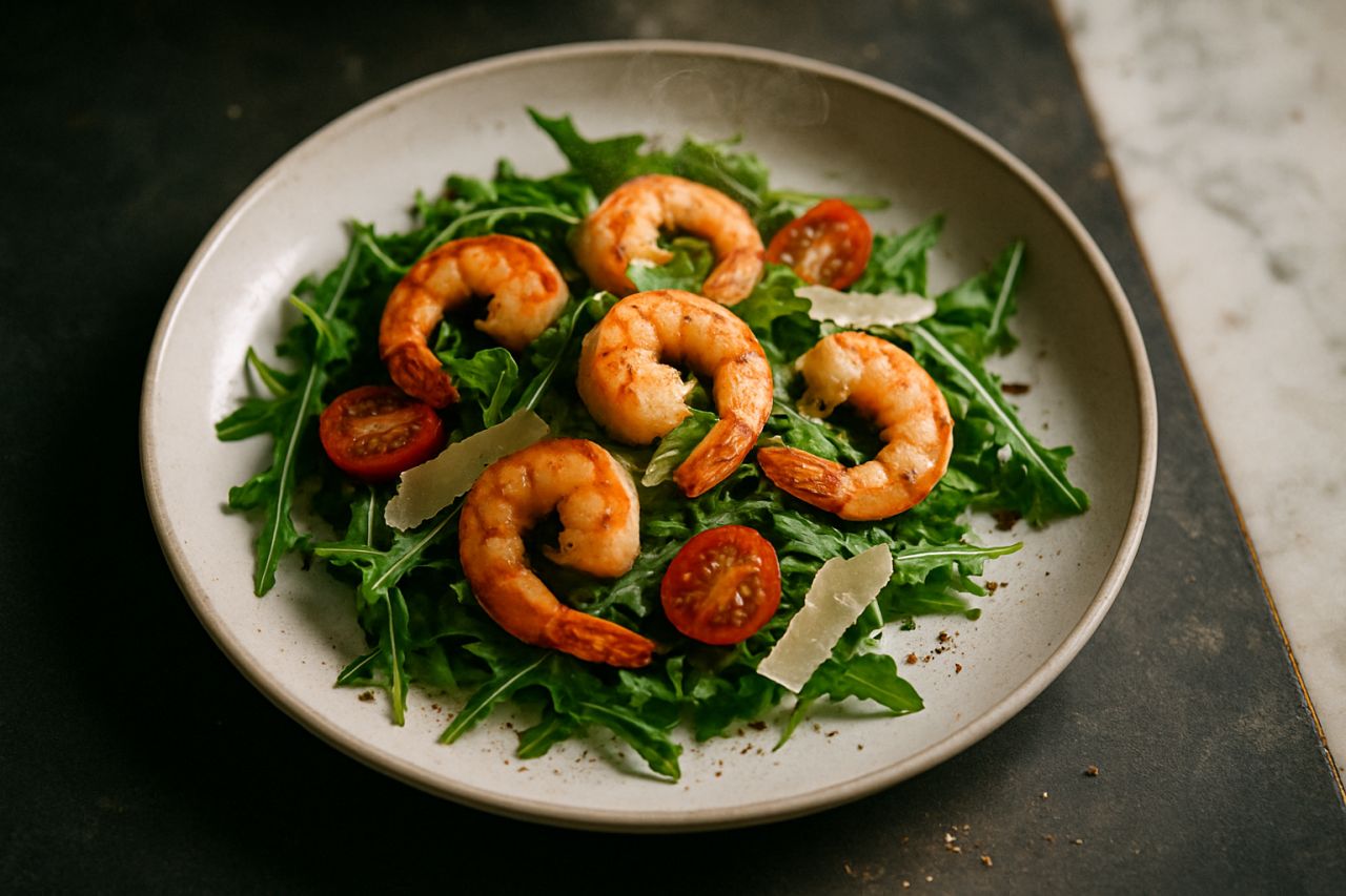 Insalata di Gamberi e Rucola