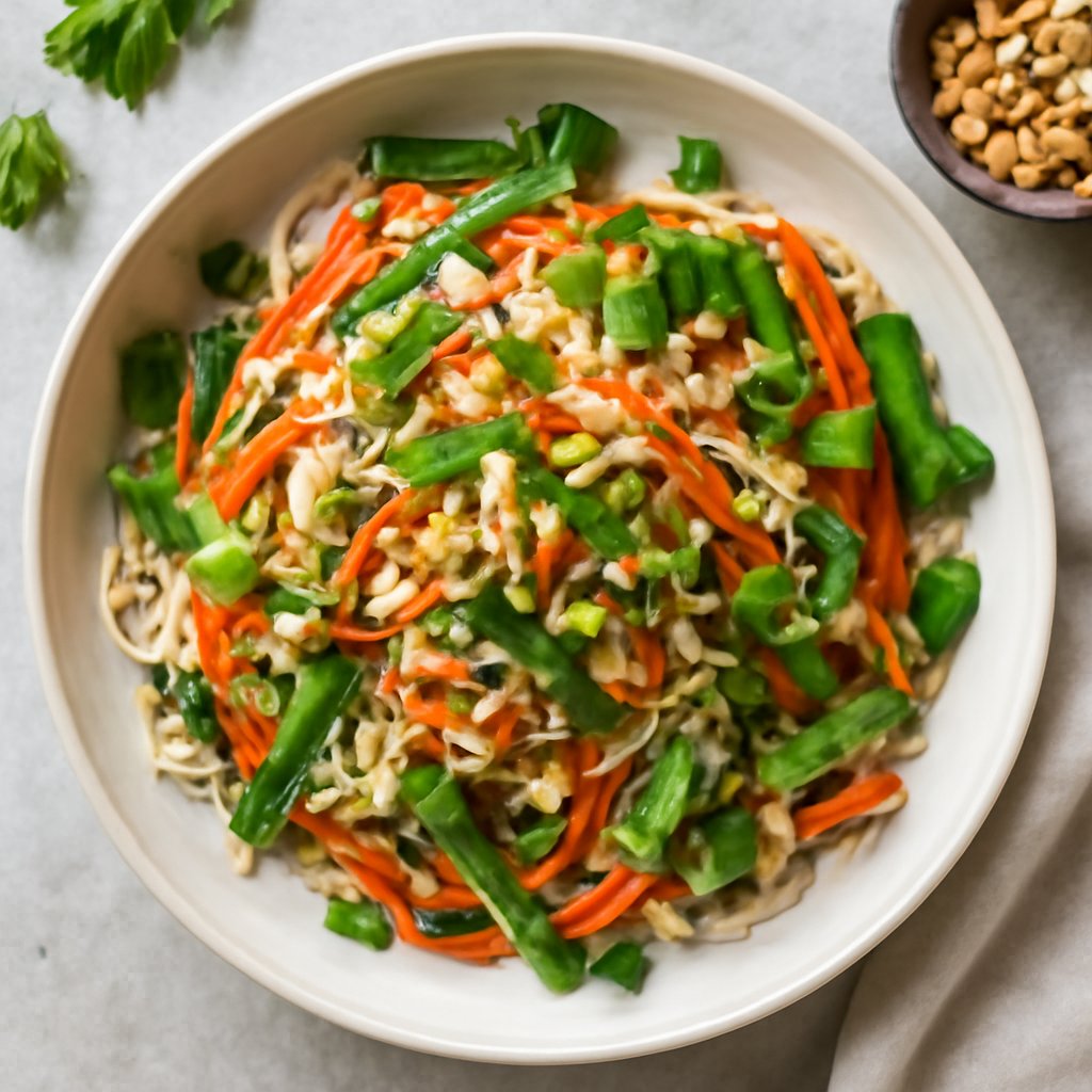 Insalata di noodles e verdure alla vietnamita