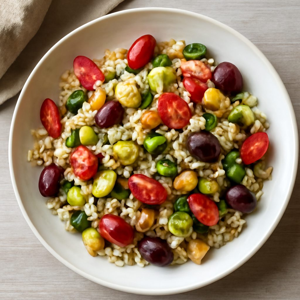 Insalata di orzo vegetariana