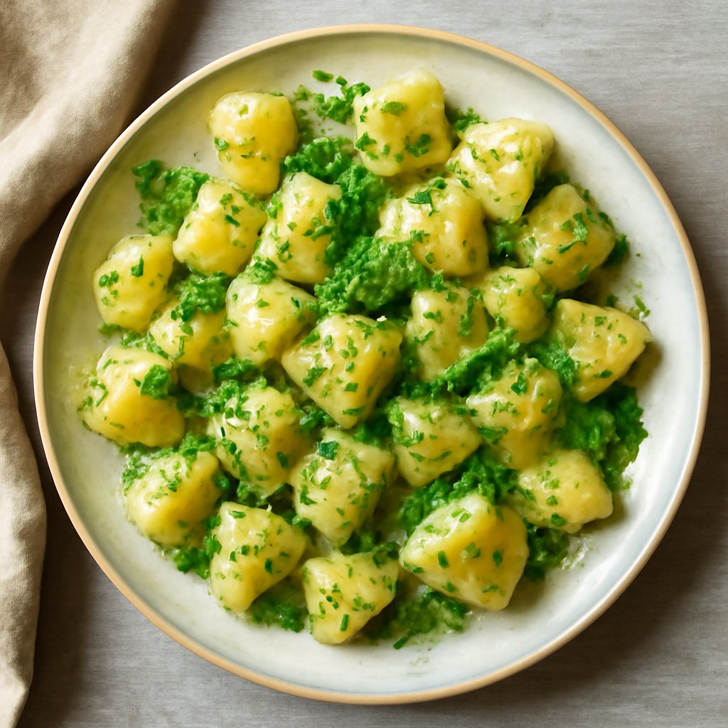 Insalata di patate con vinaigrette alle erbe