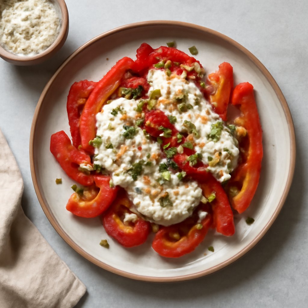 Insalata di peperoni con tarator alla bulgara