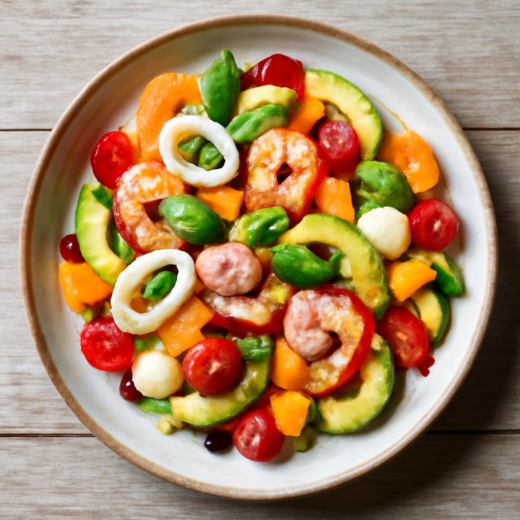 Insalata di pesce esotica