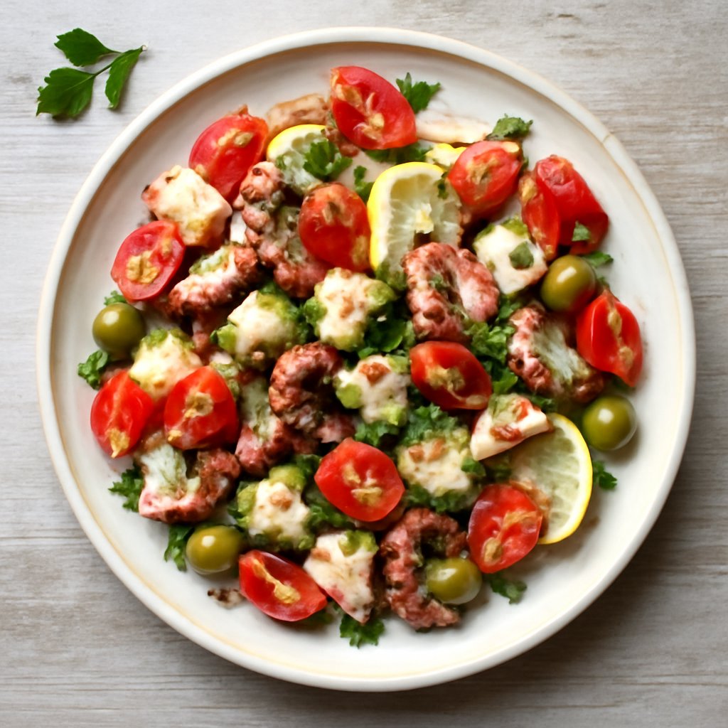 Insalata di polpo mediterranea