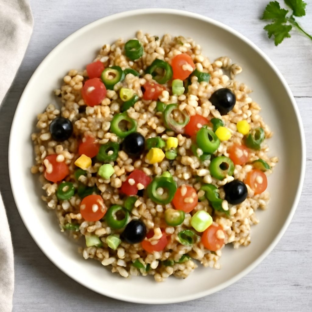 Insalata di riso integrale (vegan)