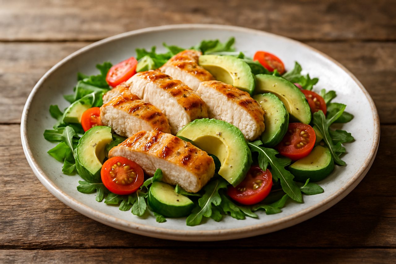Insalata Tiepida di Pollo e Avocado